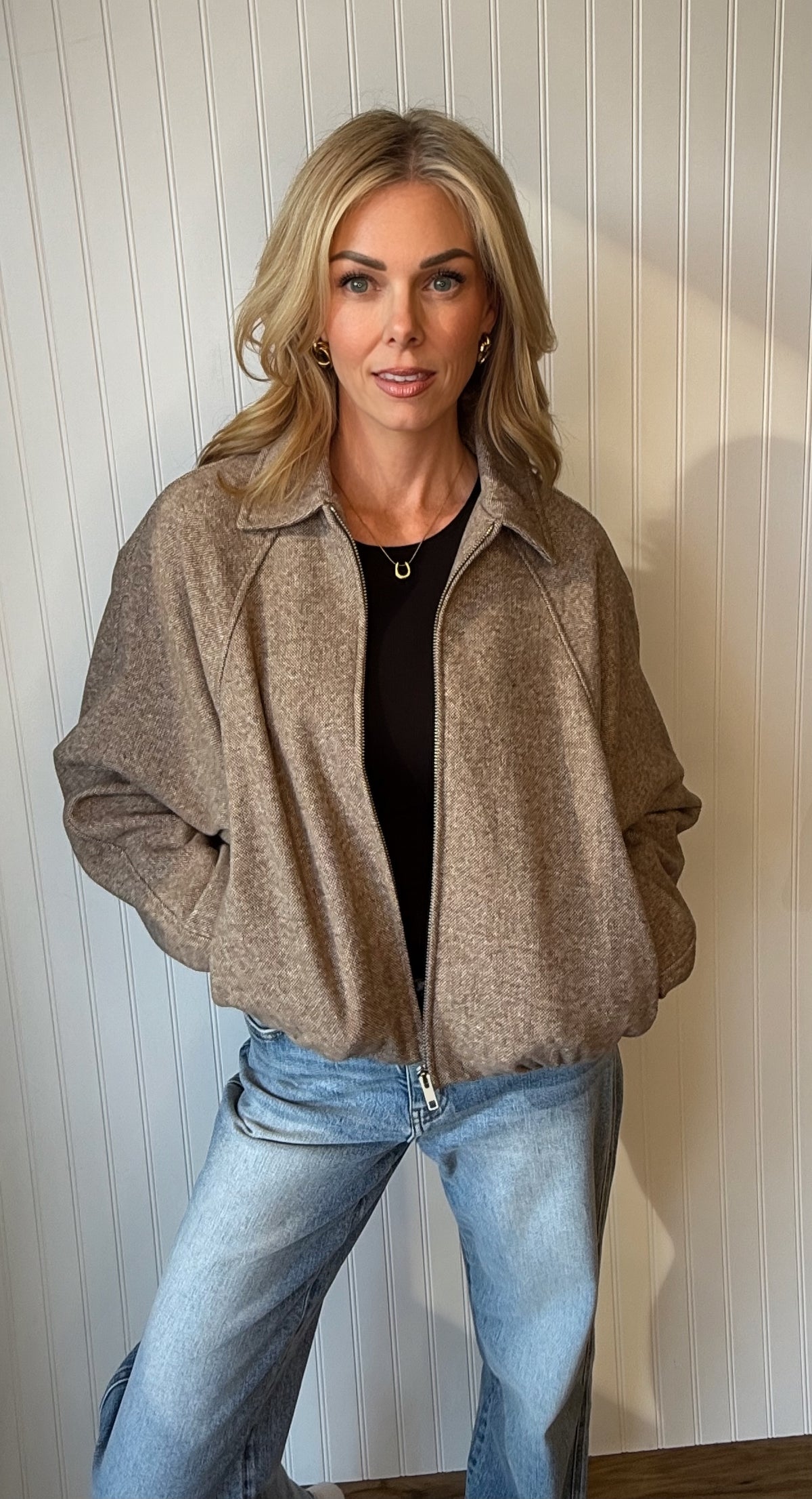Kinsey Balloon Hem Jacket