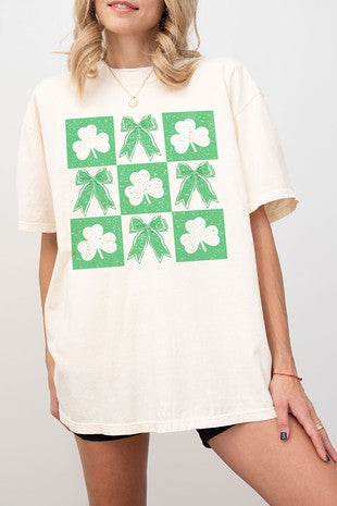 Clover Check Tee
