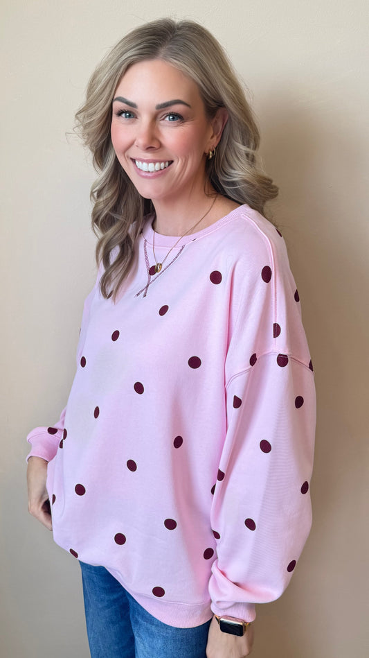 Piper Polka Dot Sweatshirt