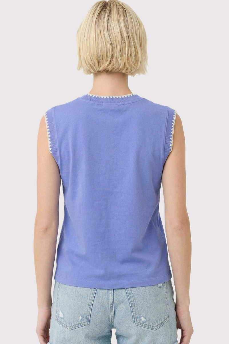 Emily Stitched Cotton Tee
