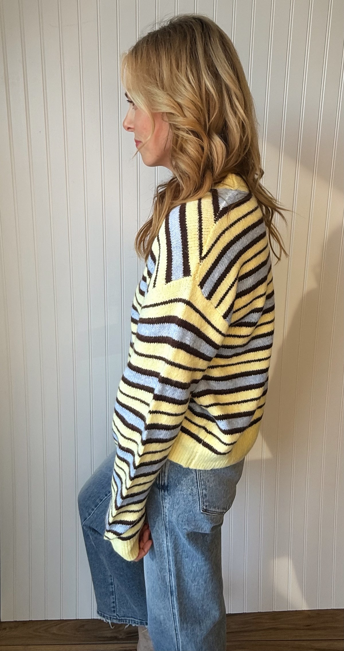 Meadowlark Stripe Crewneck Sweater