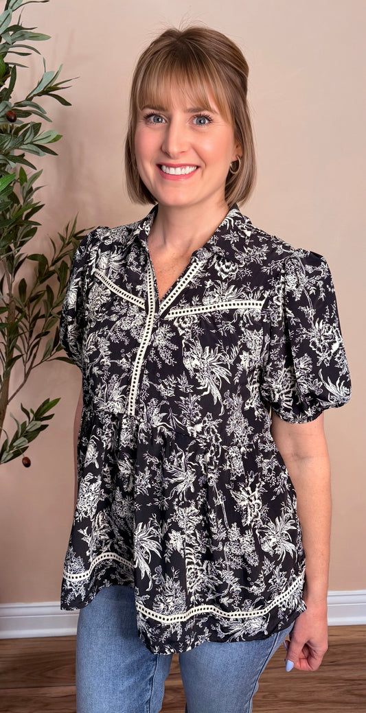 Kinley Printed Blouse