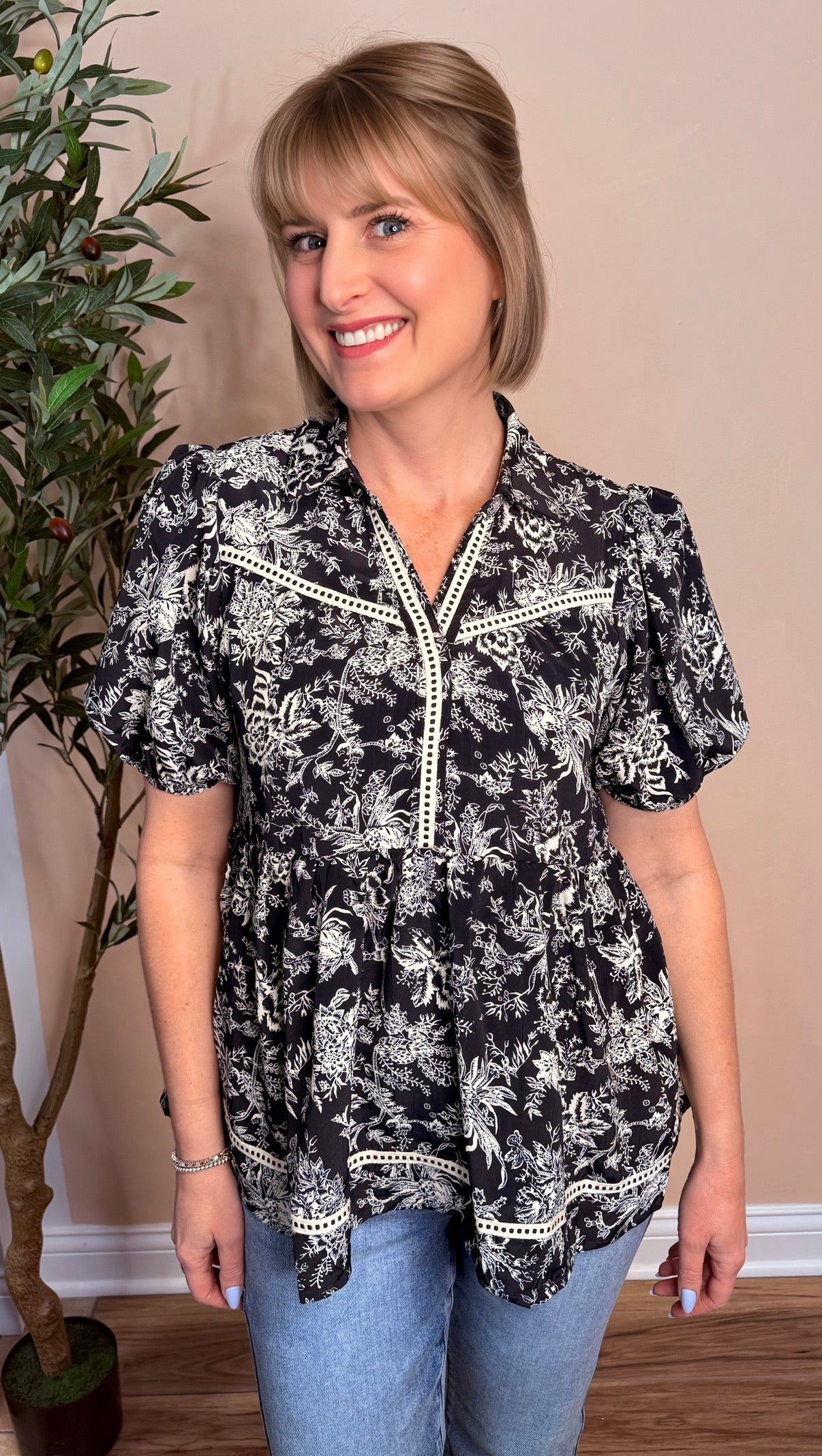 Kinley Printed Blouse