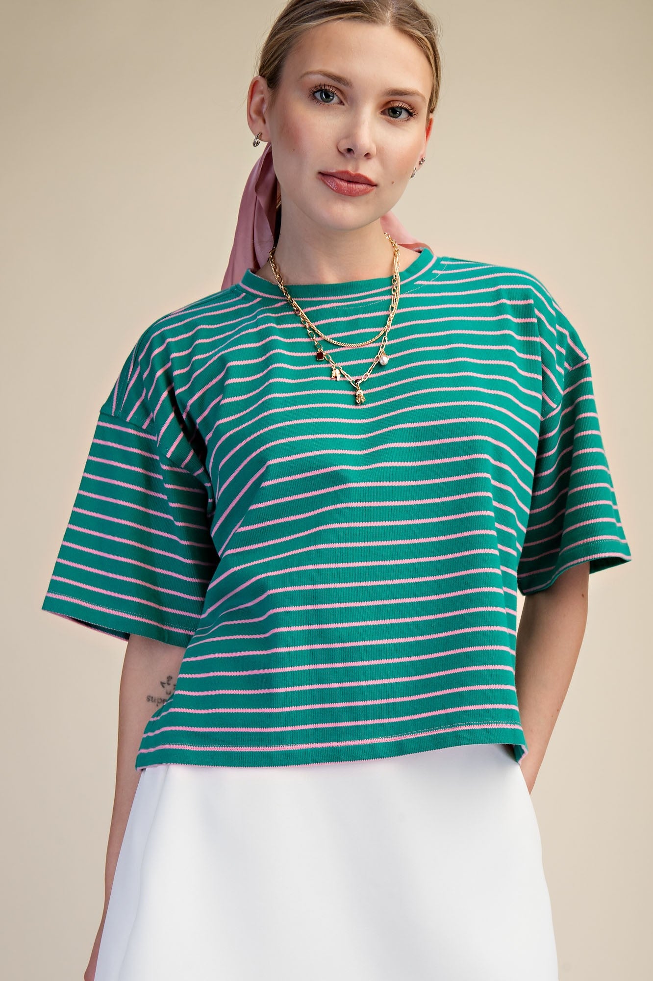 Gabby Everyday Stripe Tee