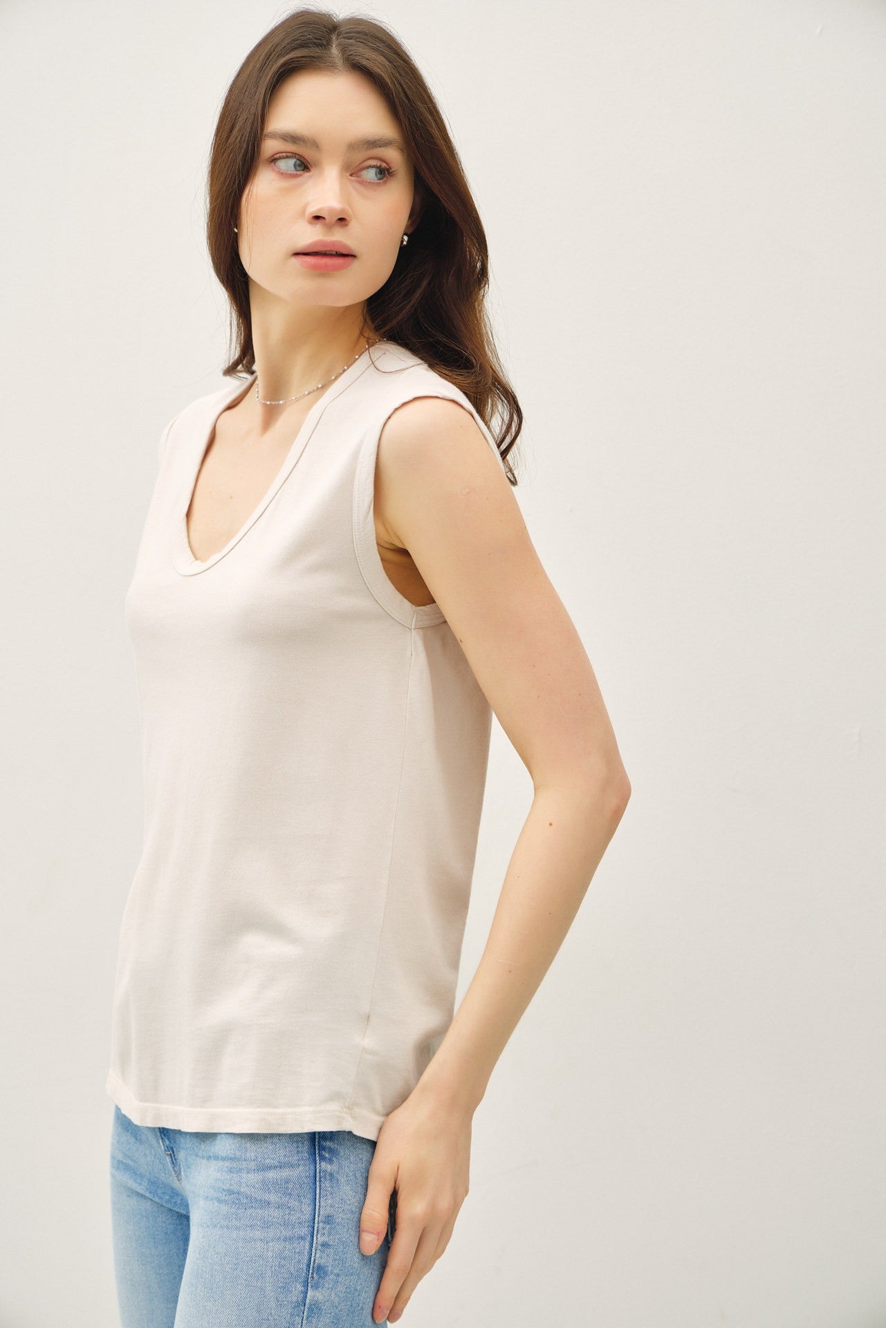 Iconic Cotton Blend Tank