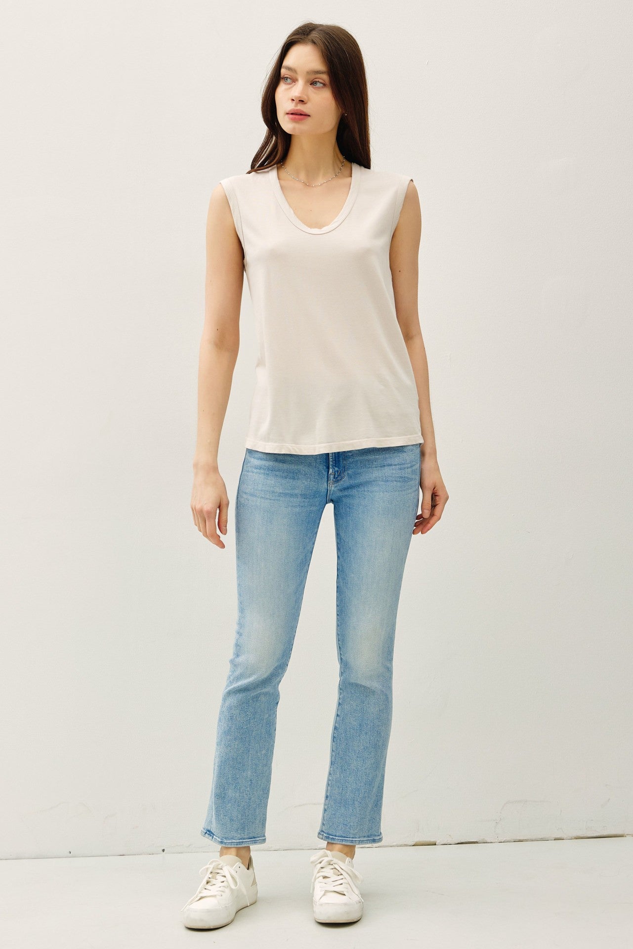 Iconic Cotton Blend Tank