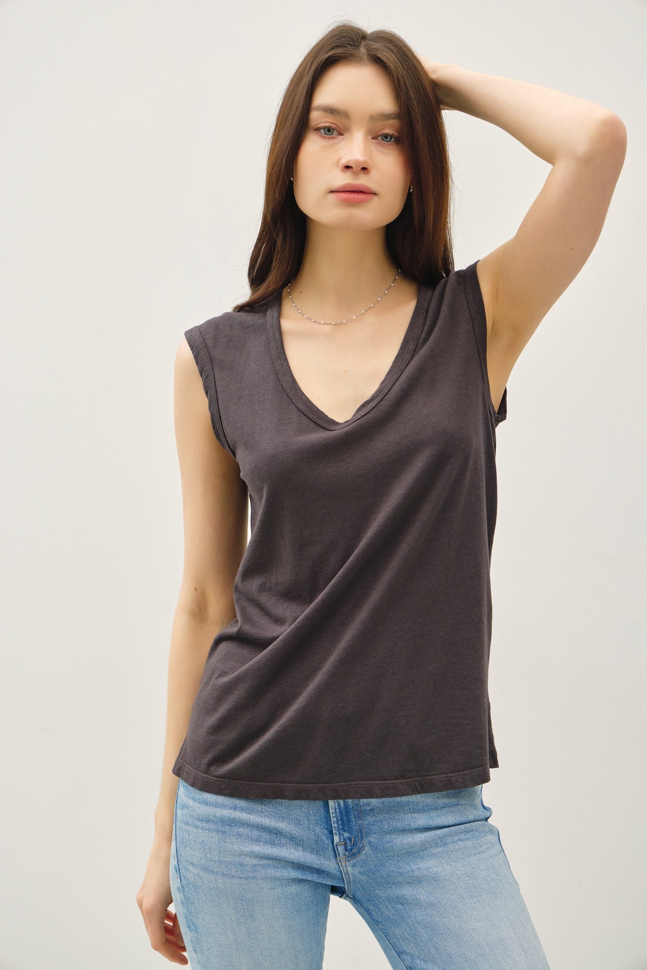 Iconic Cotton Blend Tank