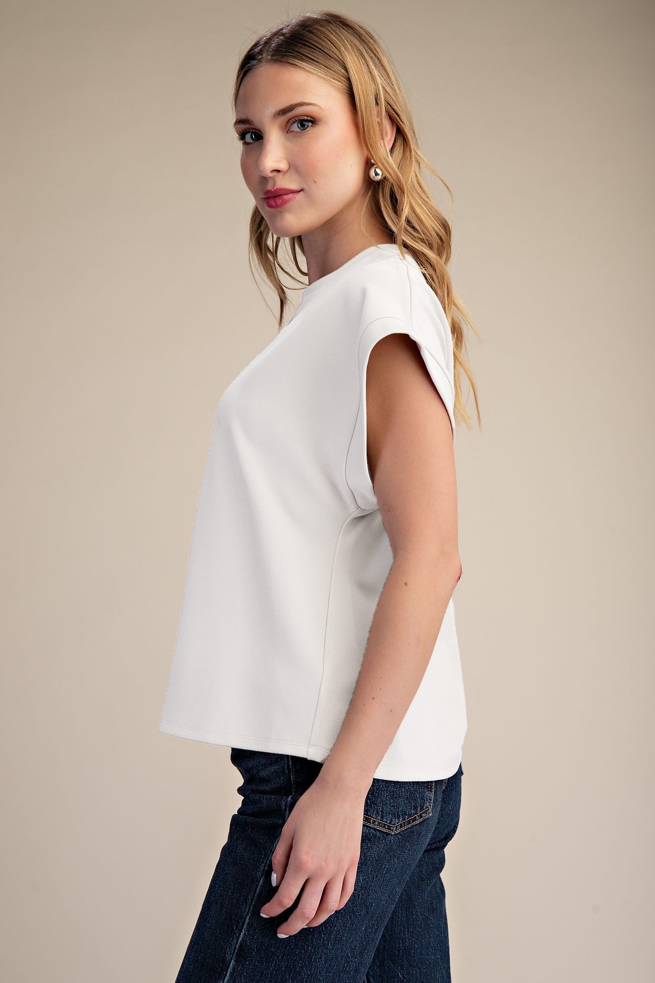 Jessi Cuffed Tee