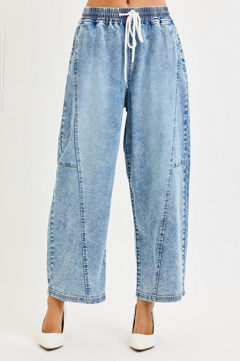 Risen Daphne Barrel Jeans