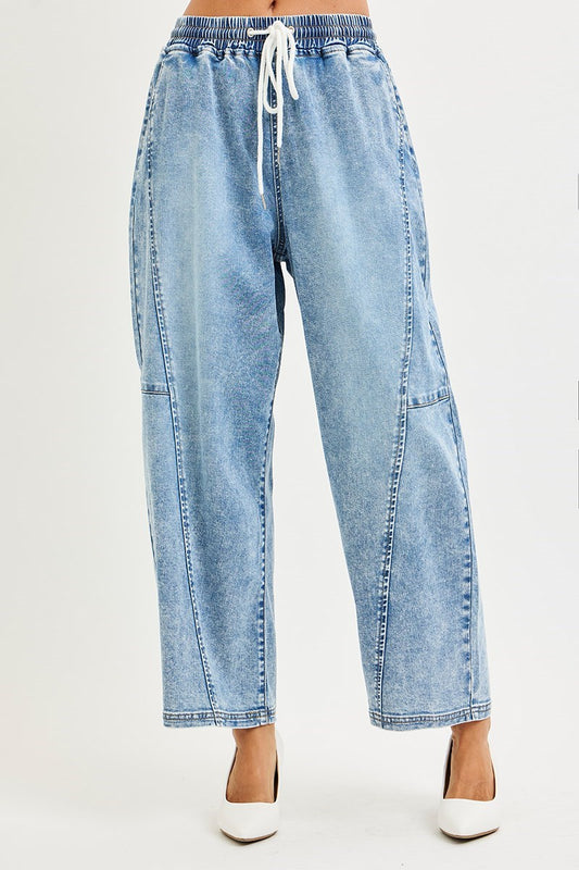 Risen Daphne Barrel Jeans