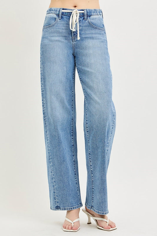 Risen Betty Baby Barrel Jeans