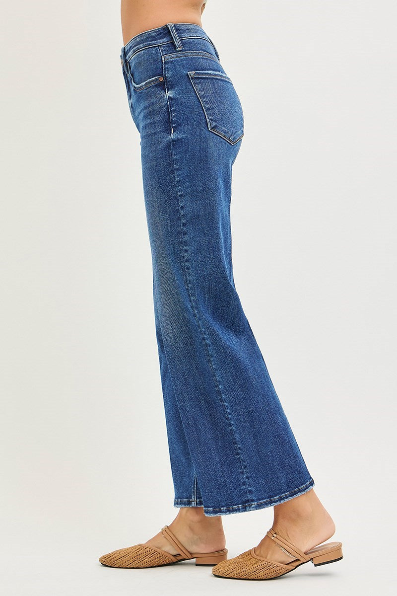 Risen Brookes Ankle Straight Jean in Dark Wash — ankle straight jean from Thread & Clover boutique