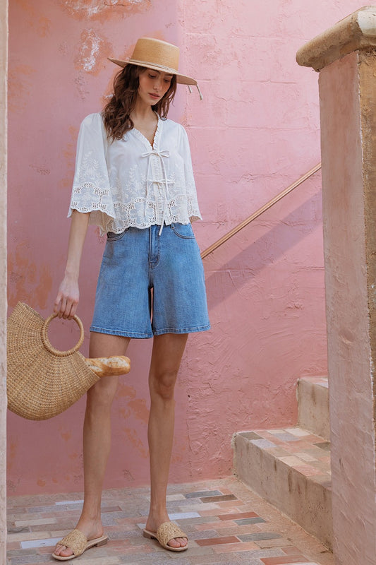 Paloma Embroidered Cardigan