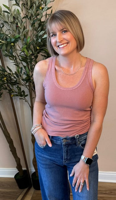 Timeless Ribbed Stretch Tank