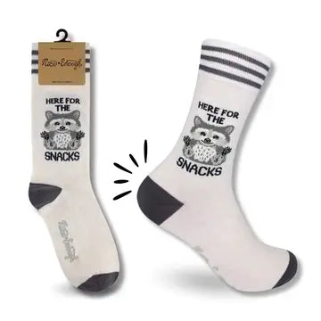 Here For The Snacks Socks