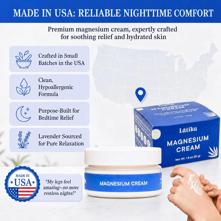 Magnesium Cream - Lavender, Bedtime Relief