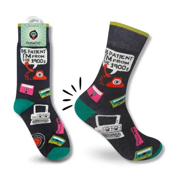 Be Patient I'm From The 1900s Socks