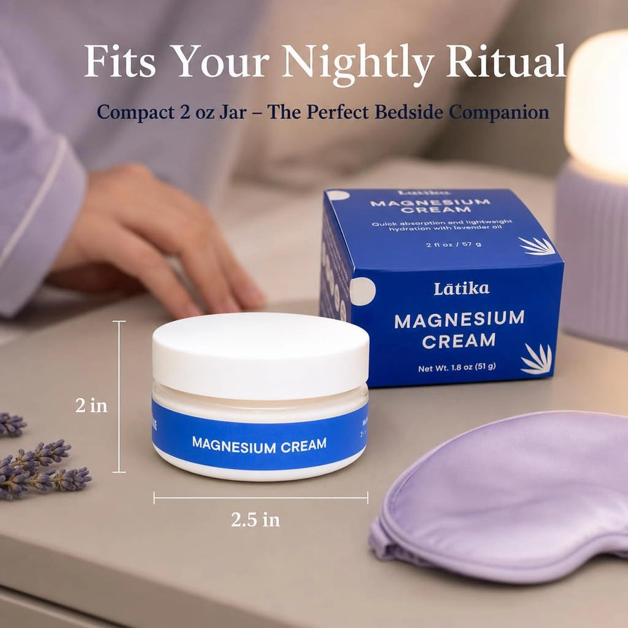 Magnesium Cream - Lavender, Bedtime Relief