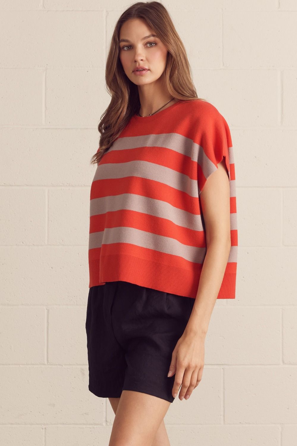 Wilhelmina Striped Sweater