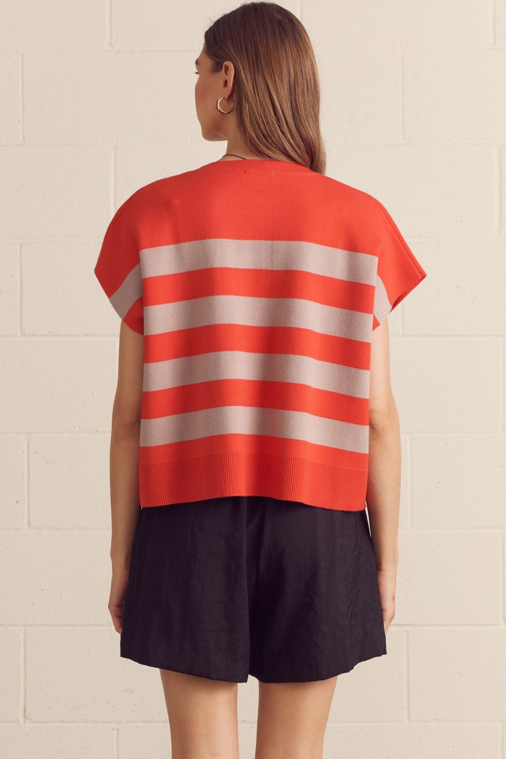 Wilhelmina Striped Sweater