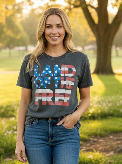 Land of the Free Graphic Tee