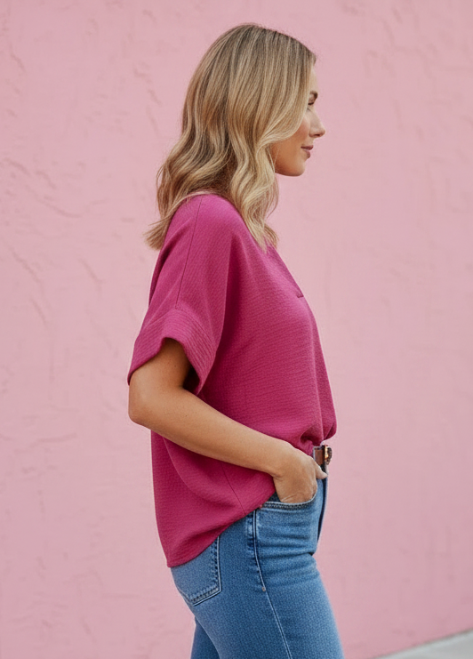 Remi Drop Sleeve Woven Top