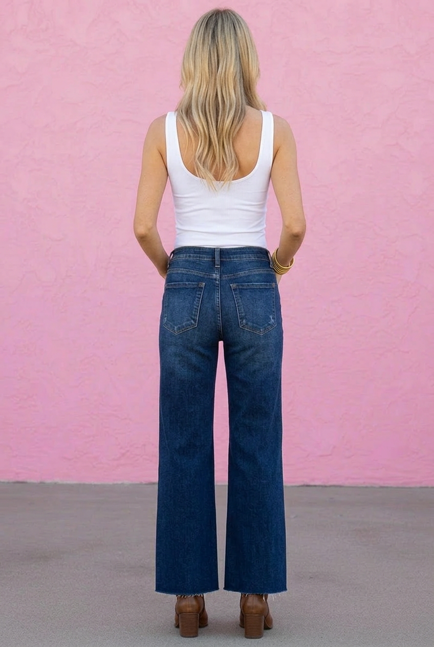 Risen Callie Straight Jeans
