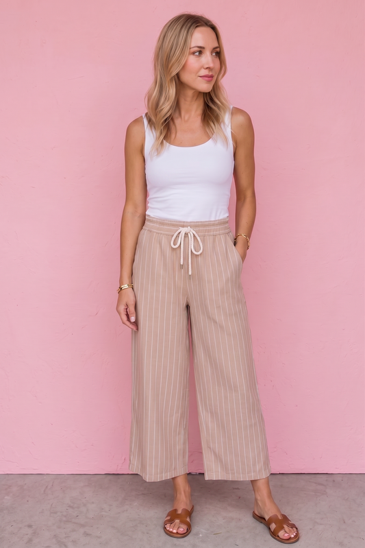 Piper Stripe Wide Pant