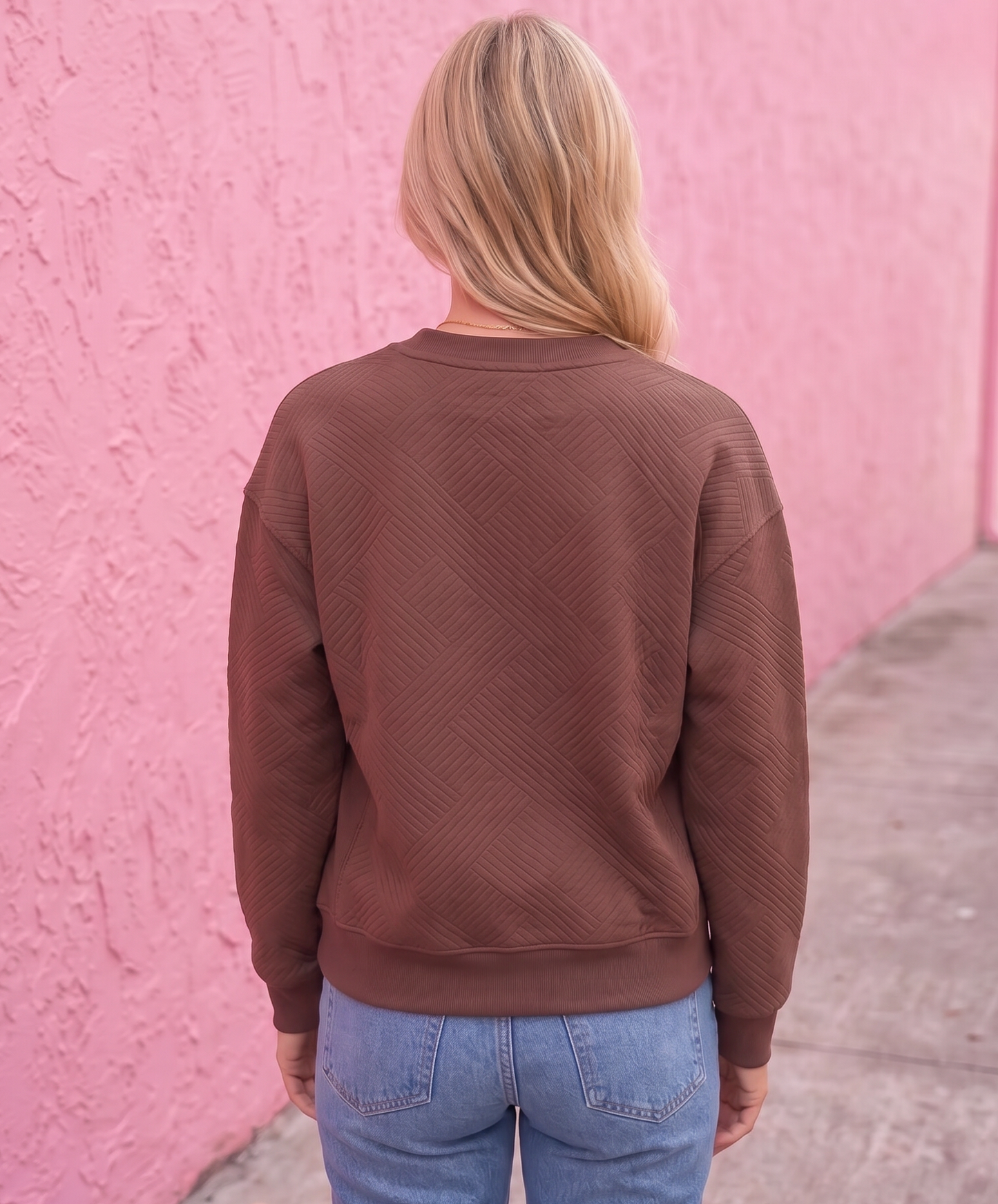 Grace Textured Sweatshirt