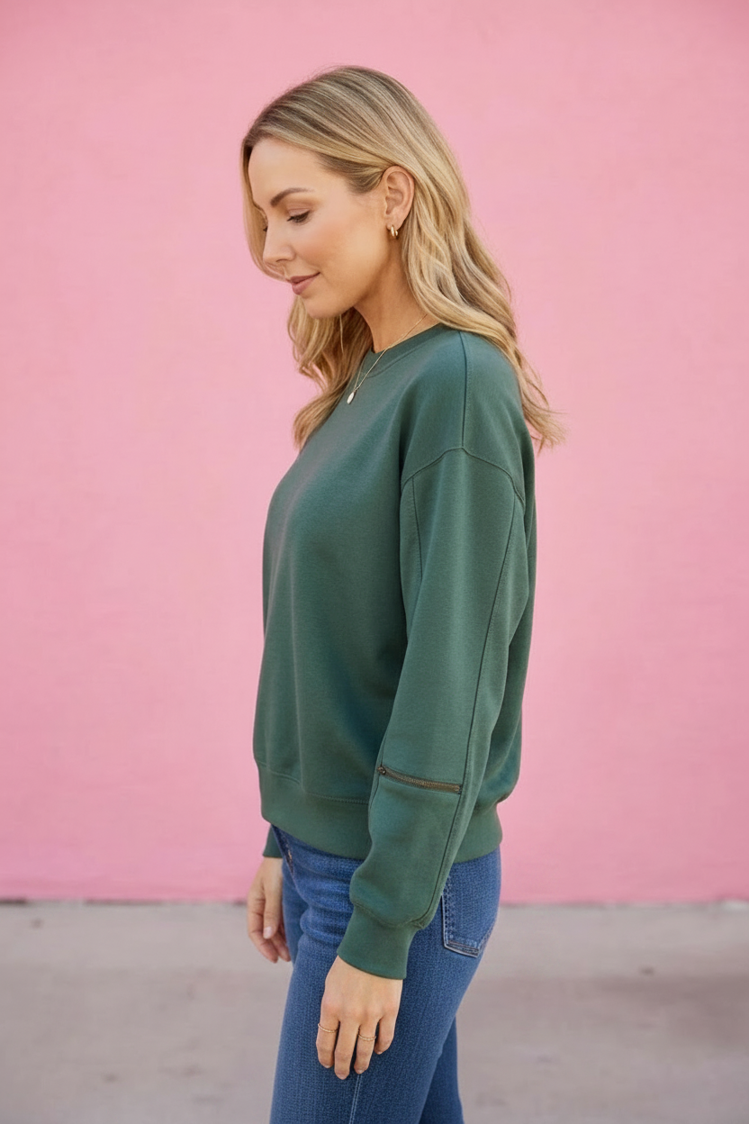 Bea Zip Sweatshirt