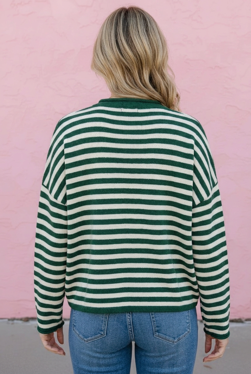 Landry Striped Cardigan