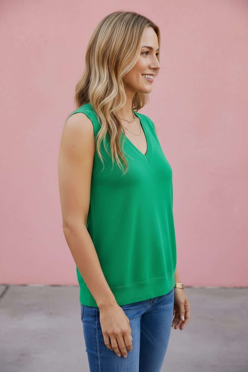 LuxeAir V Neck Tank