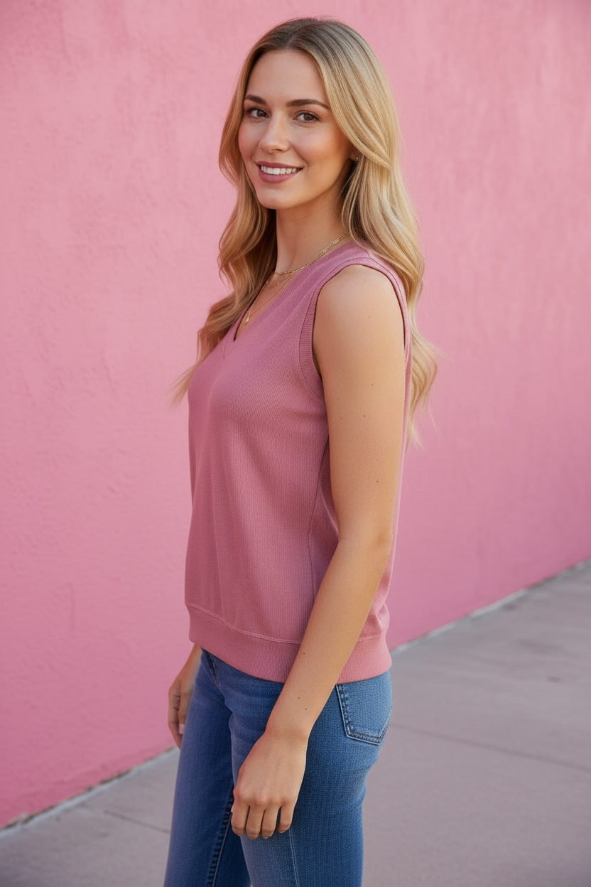 LuxeAir V Neck Tank