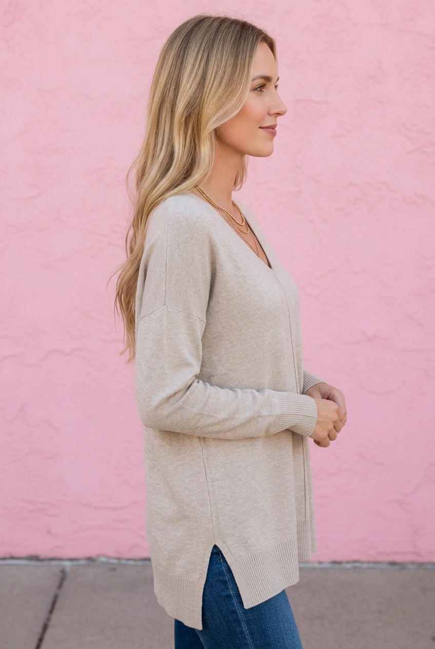 Autumn Front Seam Sweater