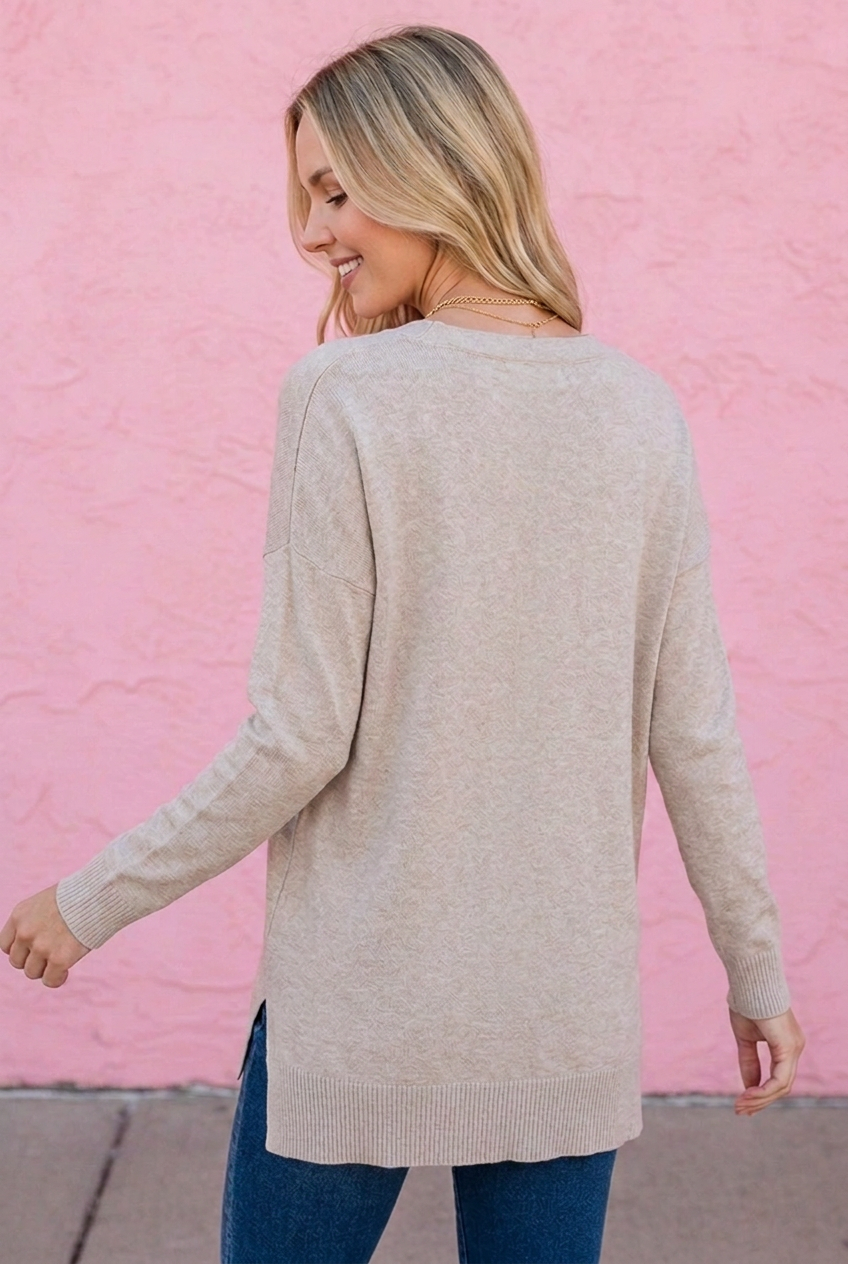 Autumn Front Seam Sweater