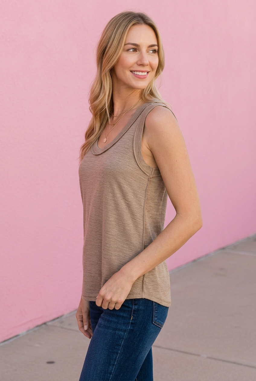 Harlan Raw Edge Tank