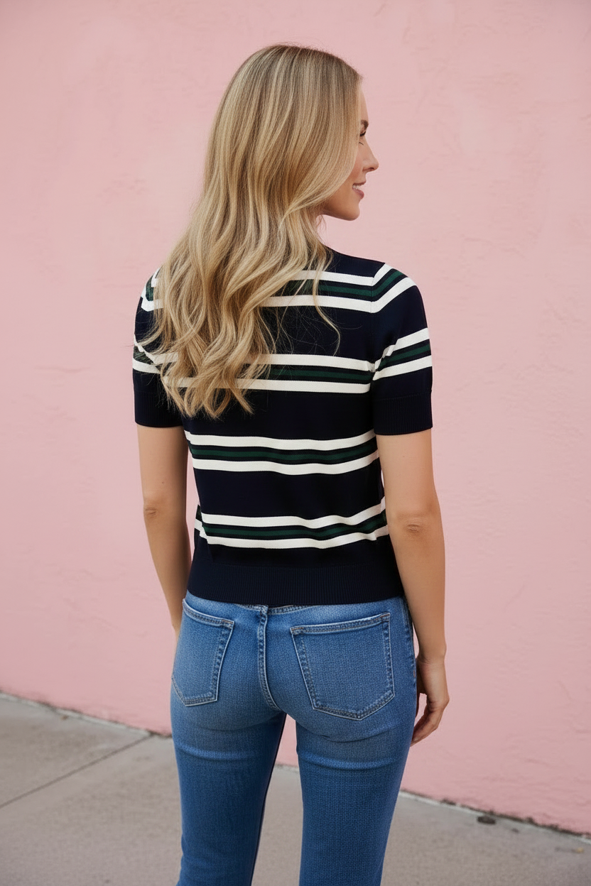 Fern Striped Sweater