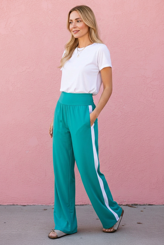 Briar Striped Straight Pant