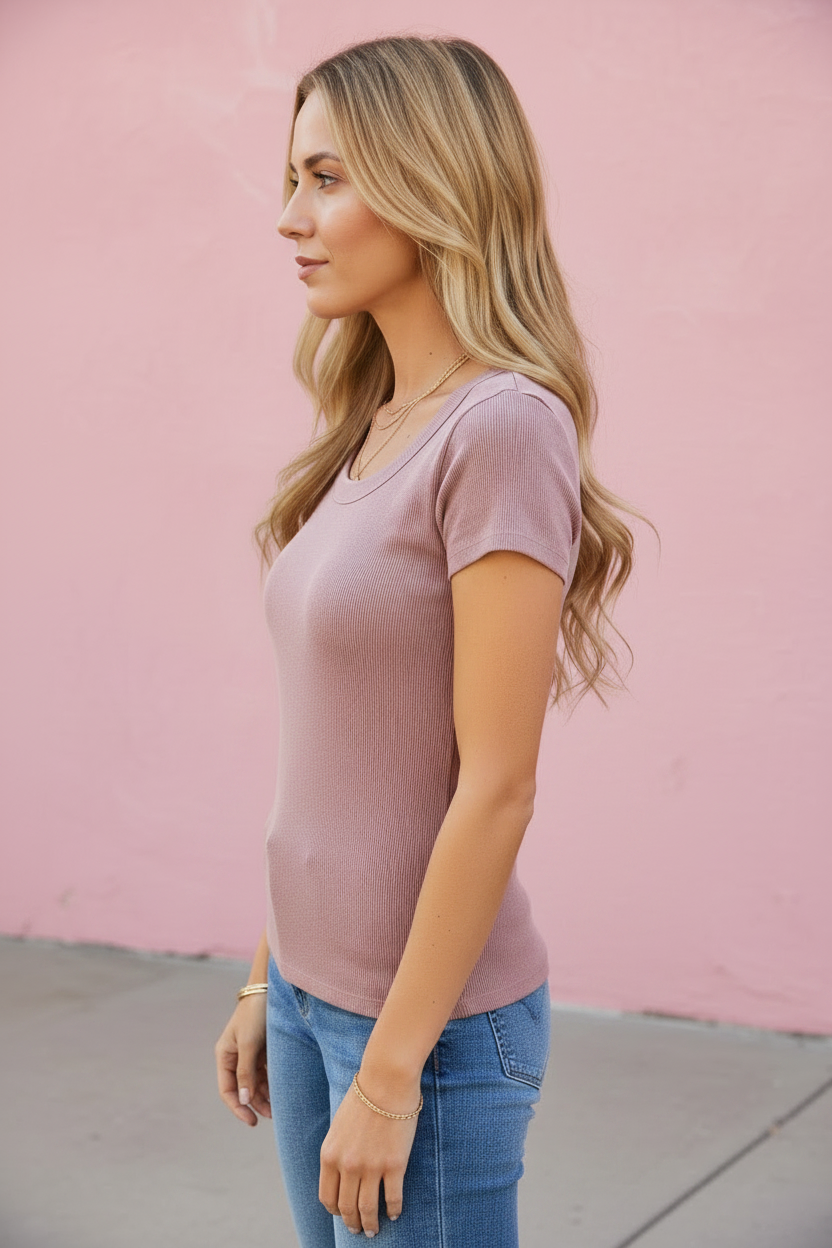 Timeless Ribbed Tee