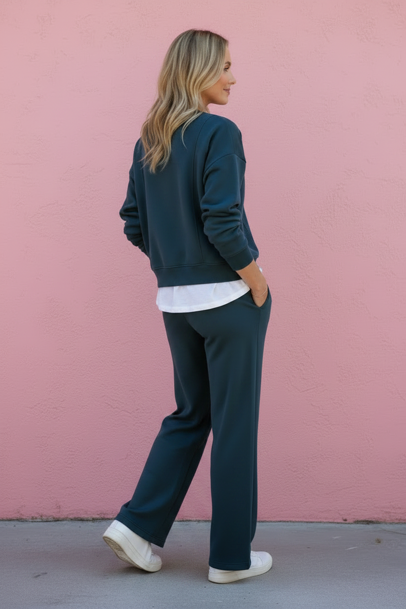 Vesper Pintuck Straight Pant