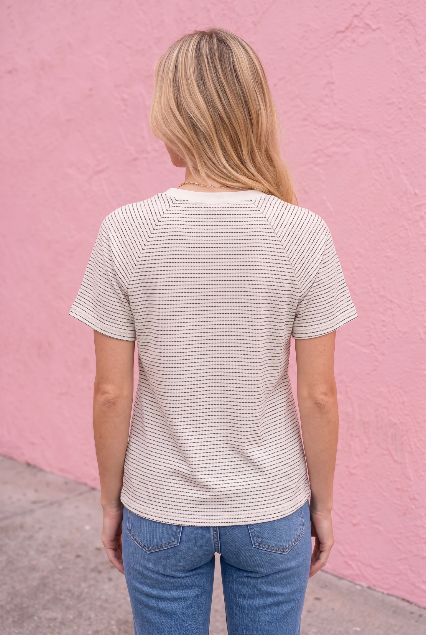 Easy Days Striped Tee