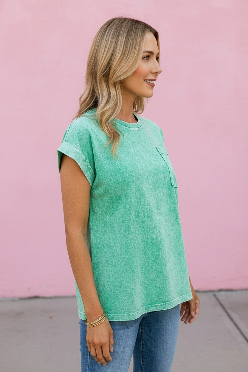 Briella Cuffed Tee