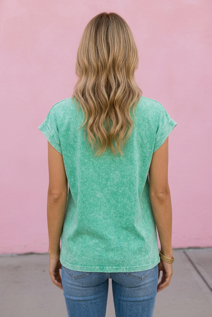 Briella Cuffed Tee