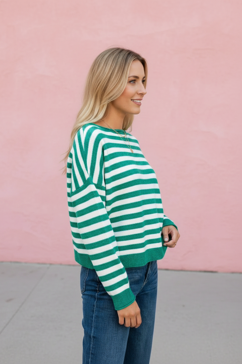 Ivy Stripe Sweater Top