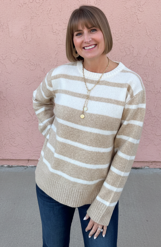Camden Stripe Sweater Top