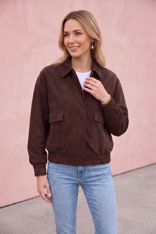 Vegan Suede Jacket