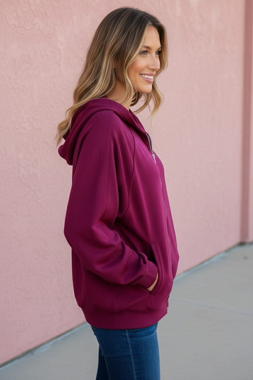 Roam Scuba Full Zip Hoodie Jacket