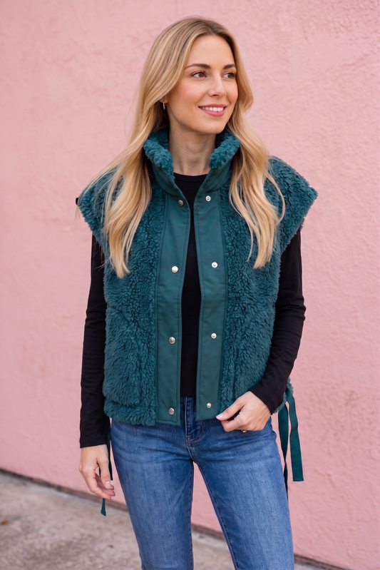 Clover Sherpa Vest