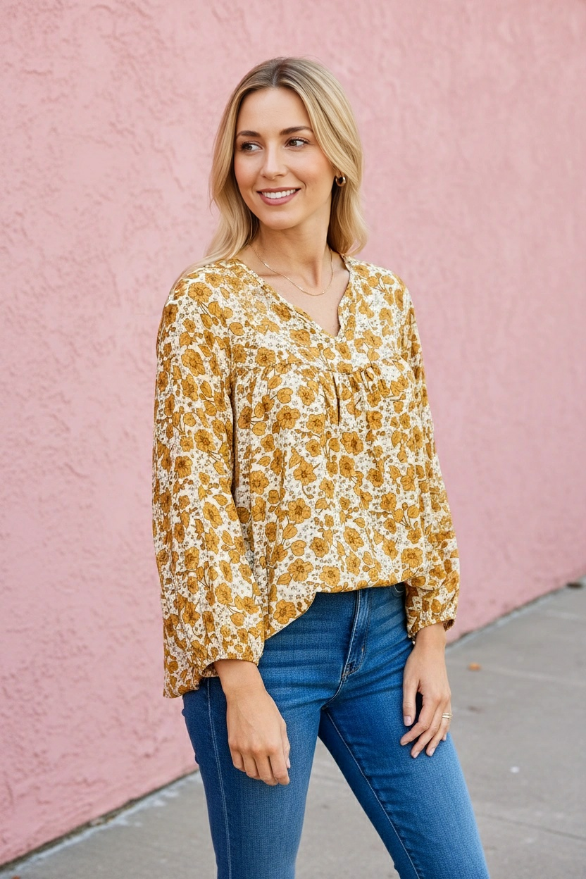 Solene Ruffle Top