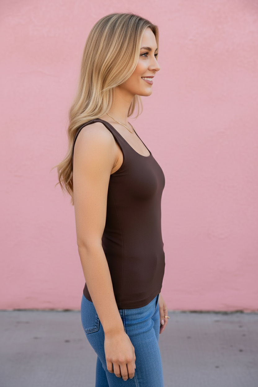 Odette Square Neck Tank